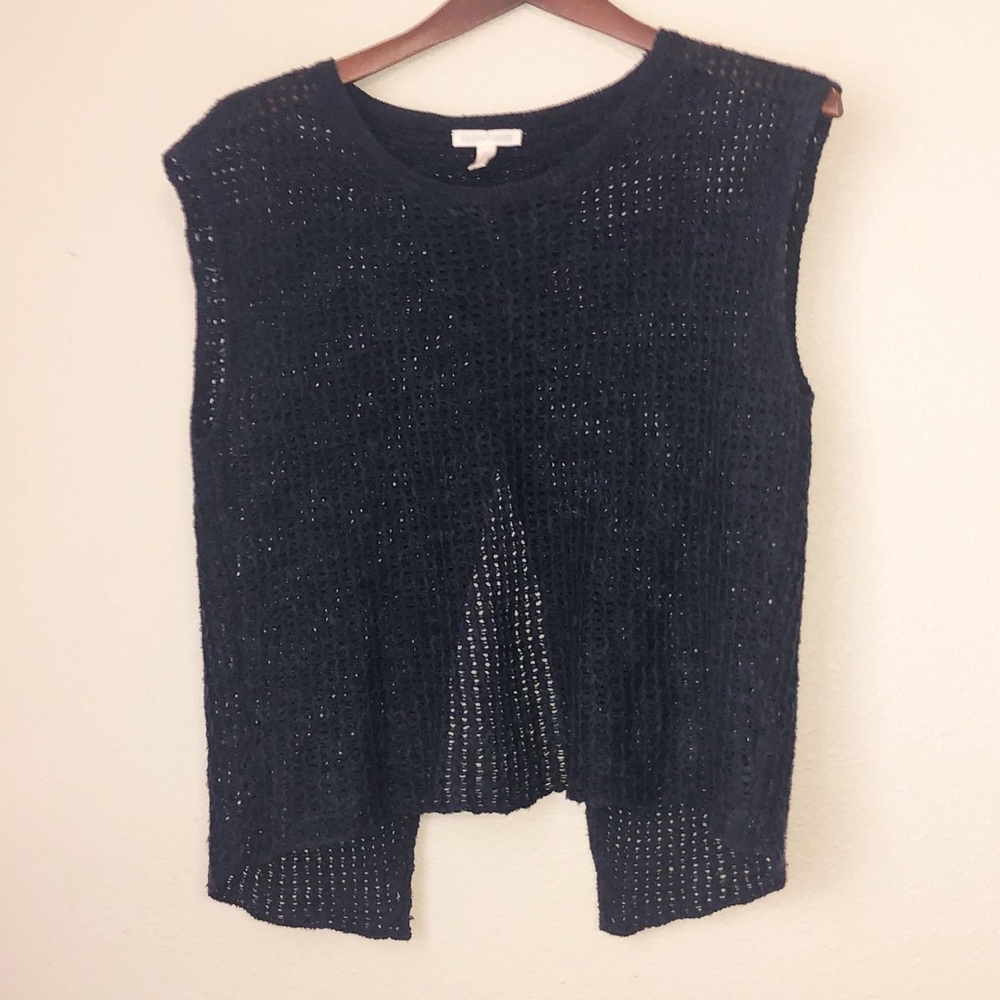 Eileen Fisher knit cover up top